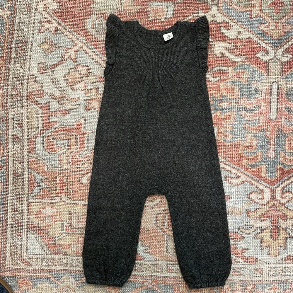 GAP Knit Jumpsuit in Charcoal-NEW w/Tags